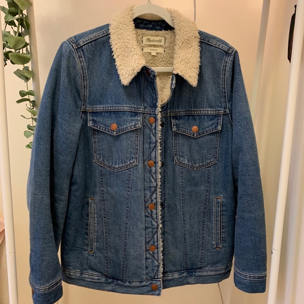 Madewell Sherpa Denim Jacket